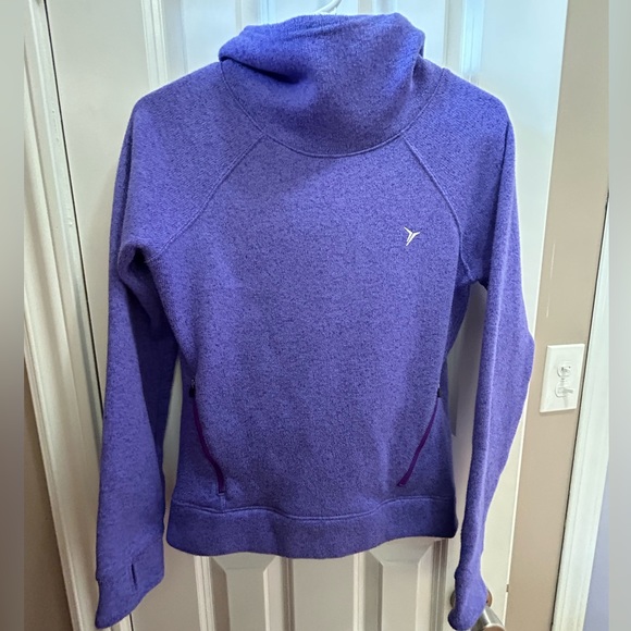 Old Navy Active Cowl Neck Hoodie Girls Size 14 - Picture 1 of 4